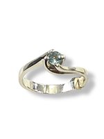 Anello Gioielleria Sorrentino Donna in Oro bianco Acquamarina 0.25 Ct 06AN025-DA - 06AN025 DA